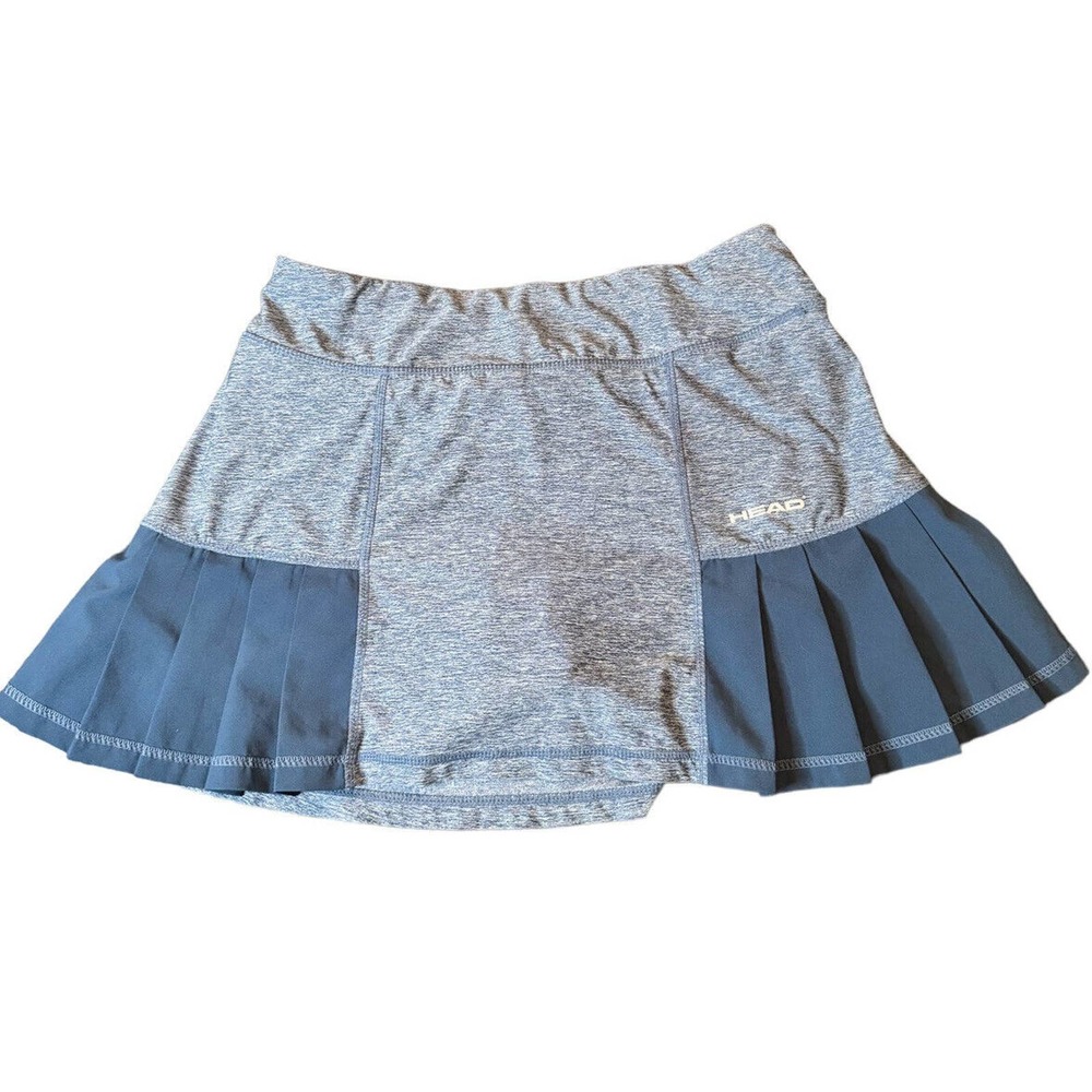 Head Moonlit Ocean Heather Pleated Skirt Size S